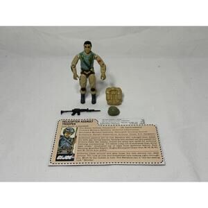 GI Joe Airborne Helicopter Assault Trooper Figure Redback 1983 Hasbro Mail-Away
